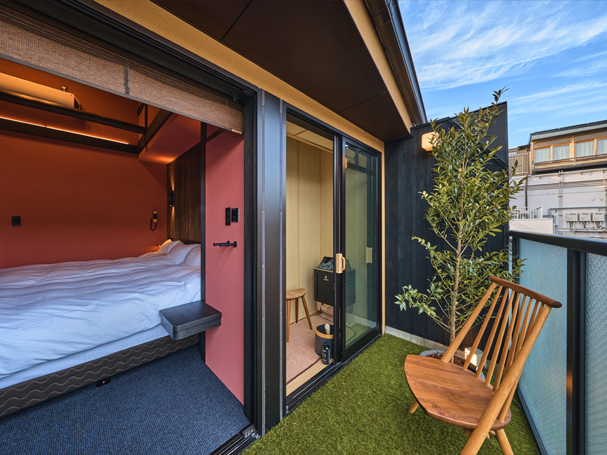 World Heritage View Suite Aoniyoshi Open-air bath and sauna with cold bath