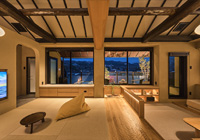 World Heritage View Suite Aoniyoshi Open-air bath and sauna with cold bath