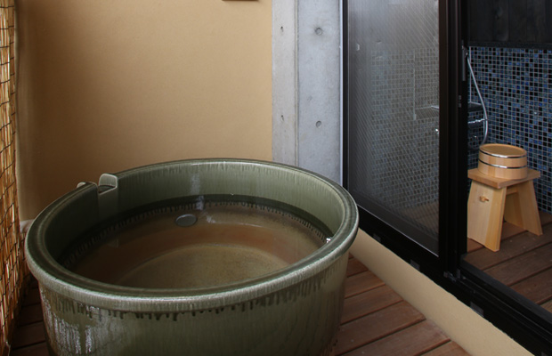 10㎡　Open-air bath（Ceramic bath）